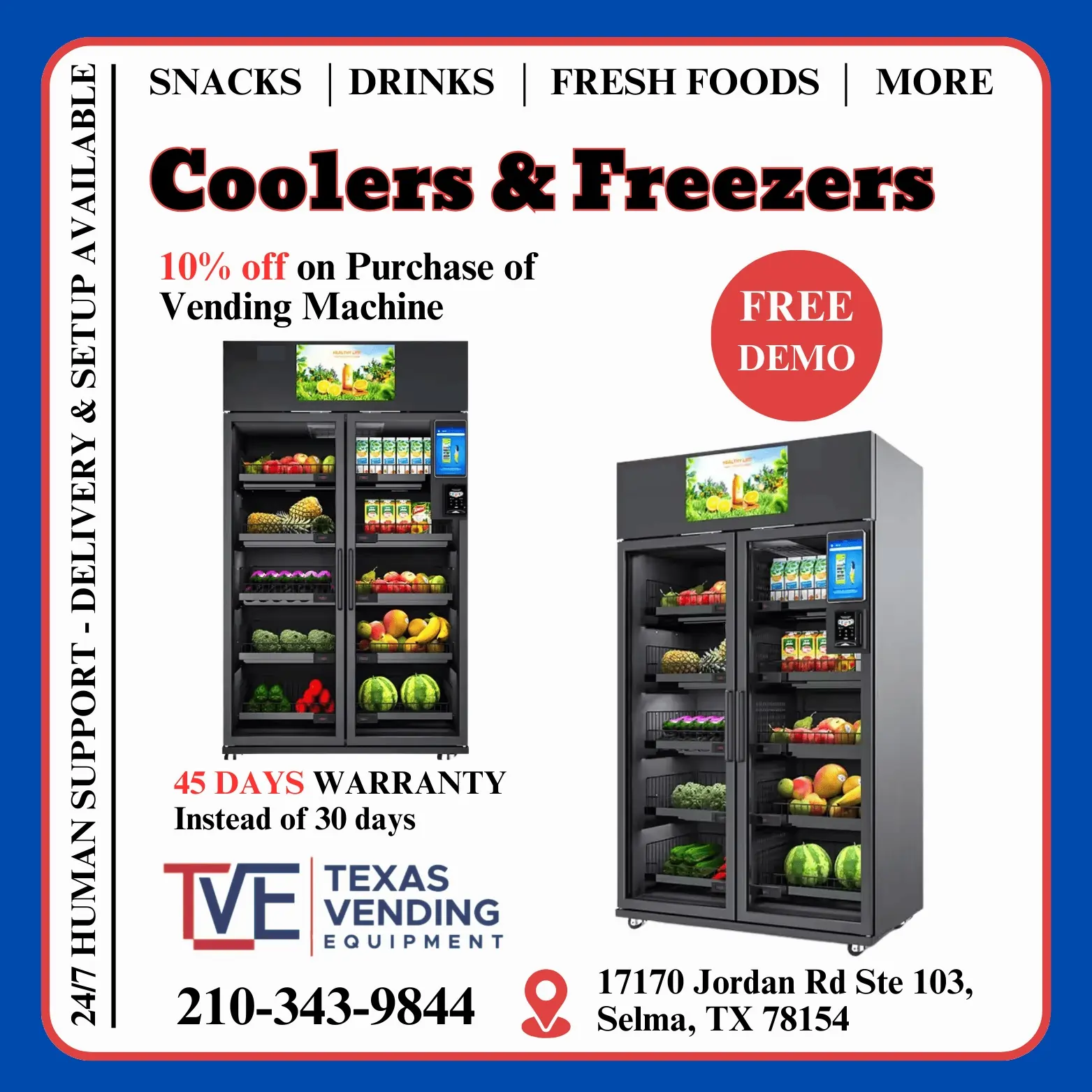 Energy-Efficient Coolers and Freezers